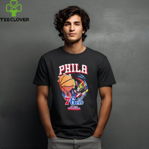 Philadelphia 76ers And My Hero Academia All Might Smash Shirts