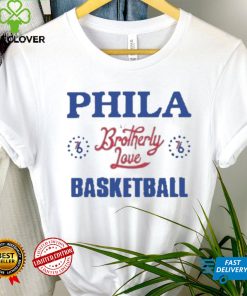 Philadelphia 76ers Brotherly Love Basketball 2023 Playoffs shirt