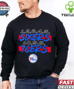 Philadelphia 76ers Core Hometown Launch number shirt