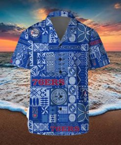 Philadelphia 76ers Hawaii Set Summer Pattern 3D Hawaiian Shirt And Shorts