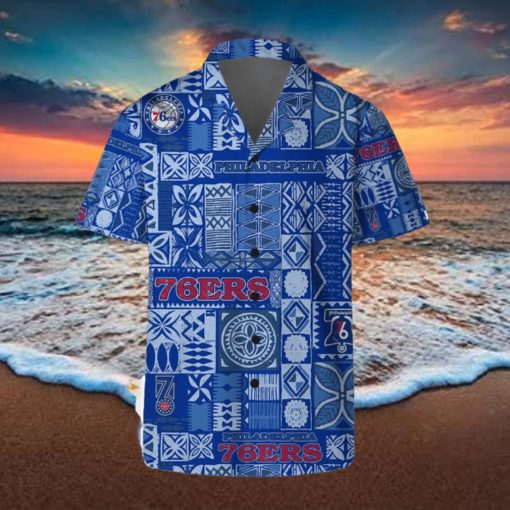 Philadelphia 76ers Hawaii Set Summer Pattern 3D Hawaiian Shirt And Shorts