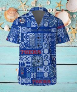 Philadelphia 76ers Hawaii Set Summer Pattern 3D Hawaiian Shirt And Shorts