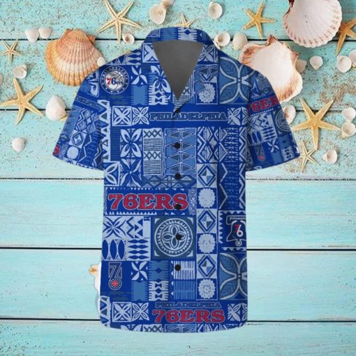 Philadelphia 76ers Hawaii Set Summer Pattern 3D Hawaiian Shirt And Shorts