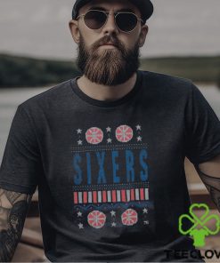 Philadelphia 76ers Holiday Ugly Christmas Shirt 1 Philadelphia 76ers Holiday Ugly Christmas Shirt