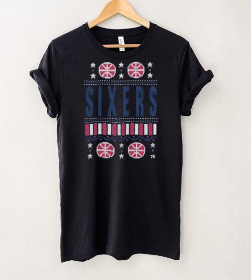 Philadelphia 76ers Homage Unisex Holiday Raglan Shirt