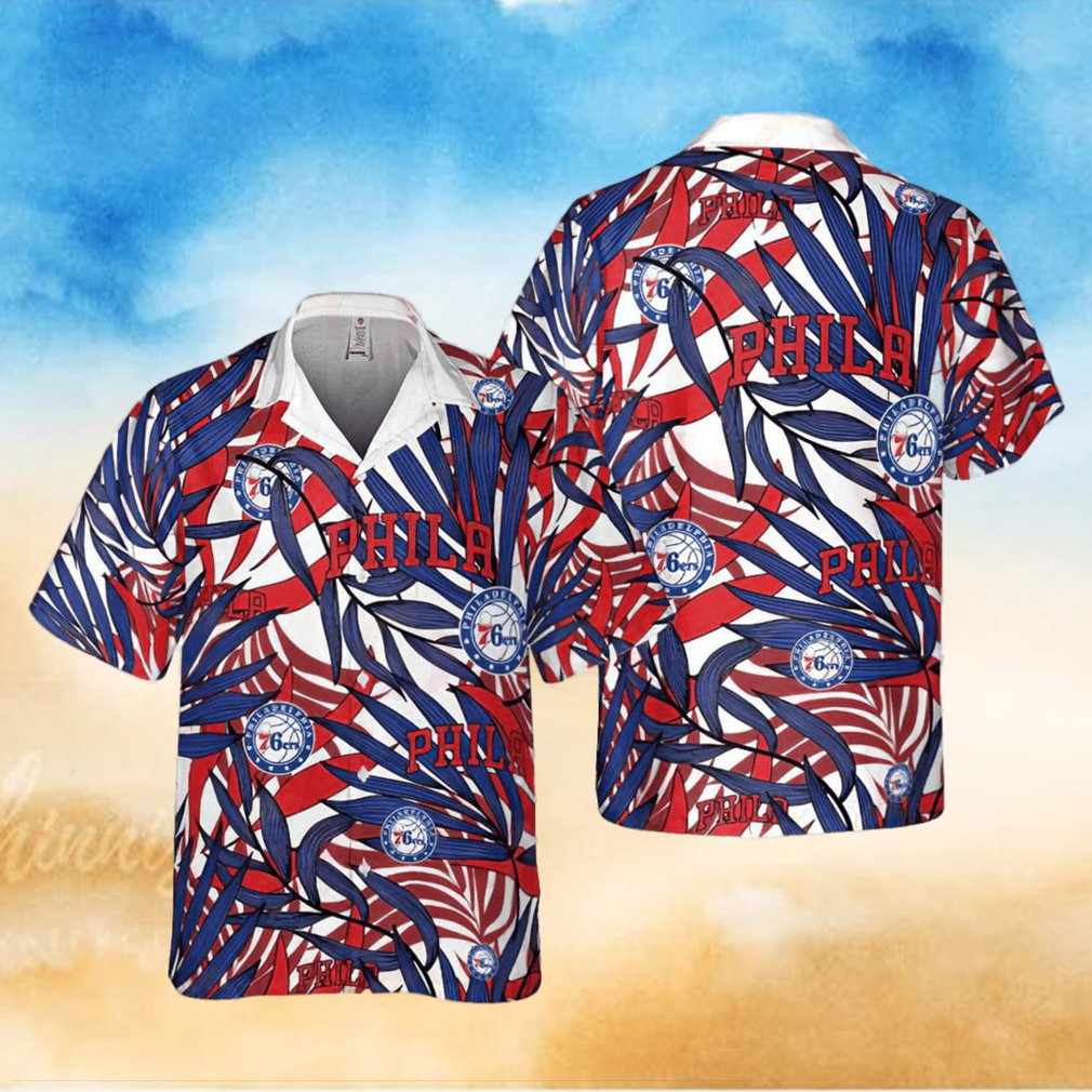 Philadelphia 76ers NBA Playoffs Design 2 Beach Hawaiian Shirt Men And Women For Fans Gift Philadelphia 76ers NBA Playoffs Design 2 Beach Hawaiian Shirt Men And Women For Fans Gift