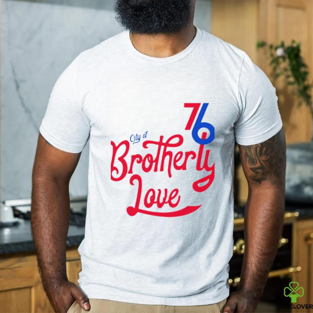 Philadelphia 76ers The City Of Brotherly Love NBA Playoff 2023 logo shirt Philadelphia 76ers The City Of Brotherly Love NBA Playoff 2023 logo shirt