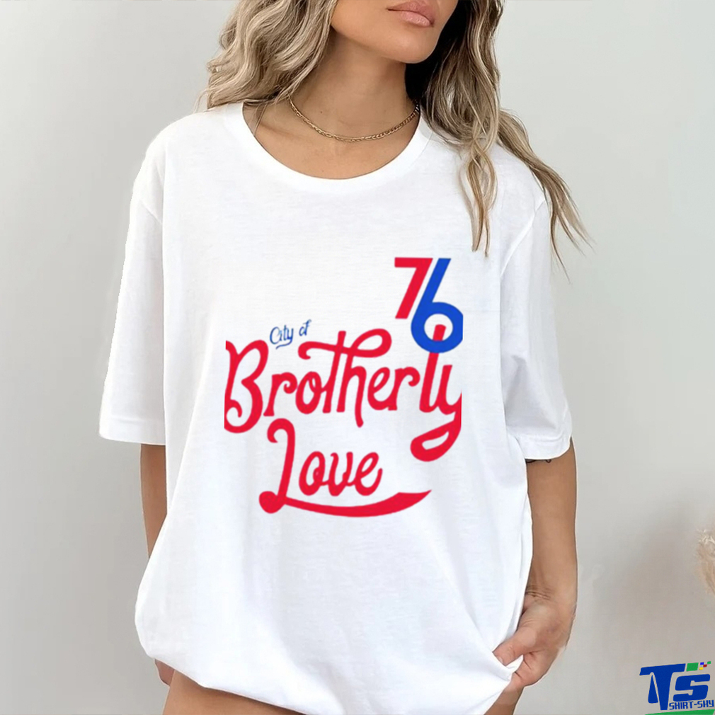 Philadelphia 76ers The City Of Brotherly Love NBA Playoff 2023 logo shirt Philadelphia 76ers The City Of Brotherly Love NBA Playoff 2023 logo shirt