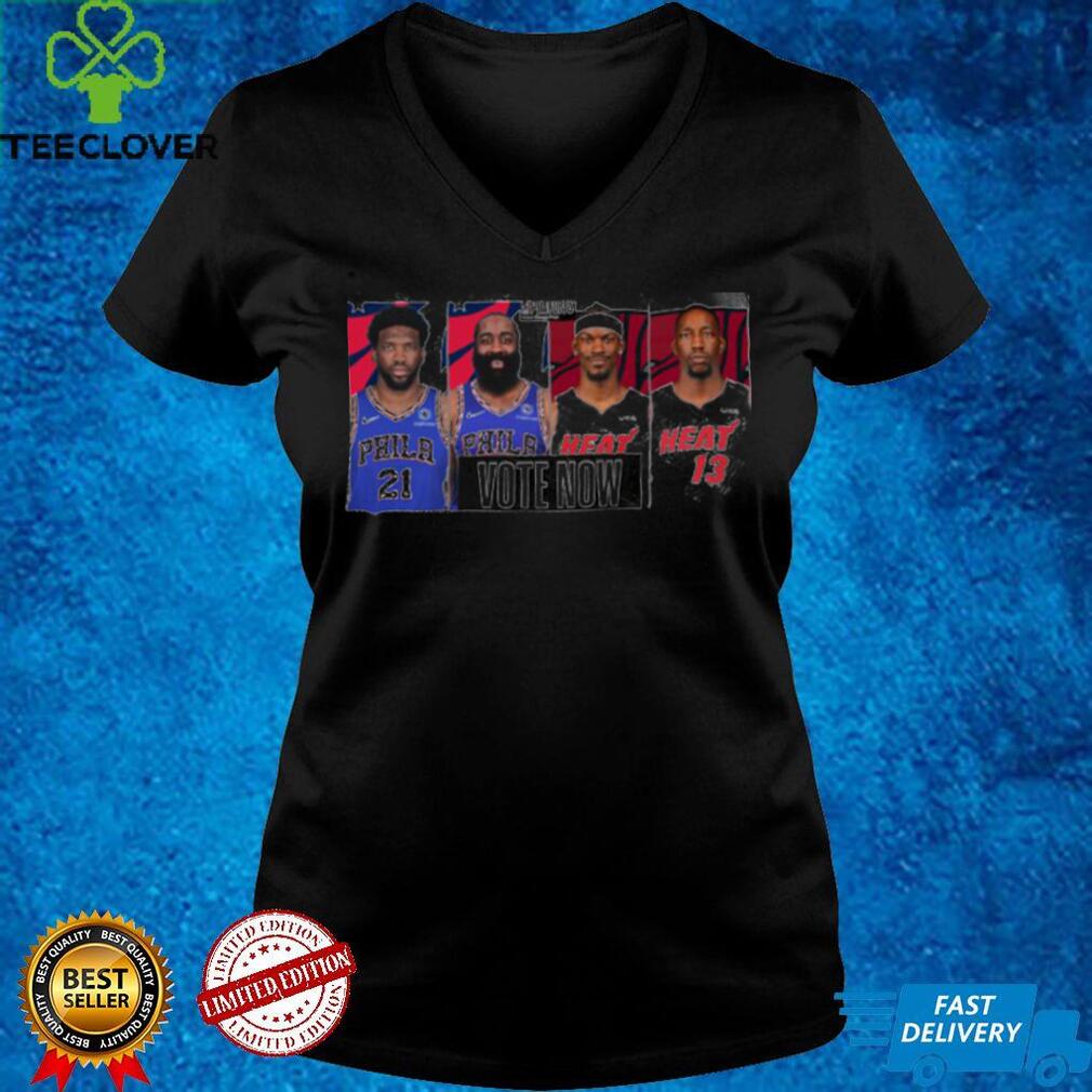 Philadelphia 76ers vs Miami Heat Playoffs Vote Now shirt
