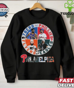 Philadelphia 76ers x Philadelphia Phillies x Philadelphia Eagles x Philadelphia Flyers 2024 Shirt