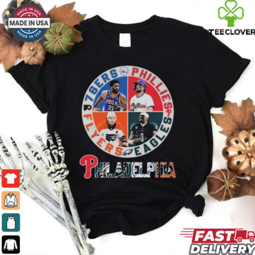 Philadelphia 76ers x Philadelphia Phillies x Philadelphia Eagles x Philadelphia Flyers 2024 Shirt