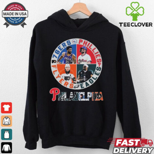 Philadelphia 76ers x Philadelphia Phillies x Philadelphia Eagles x Philadelphia Flyers 2024 Shirt