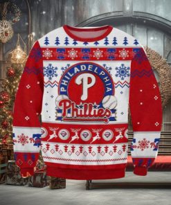 Philadelphia Baseball Ugly Christmas Sweater 2023, Phillies 3D Sweater