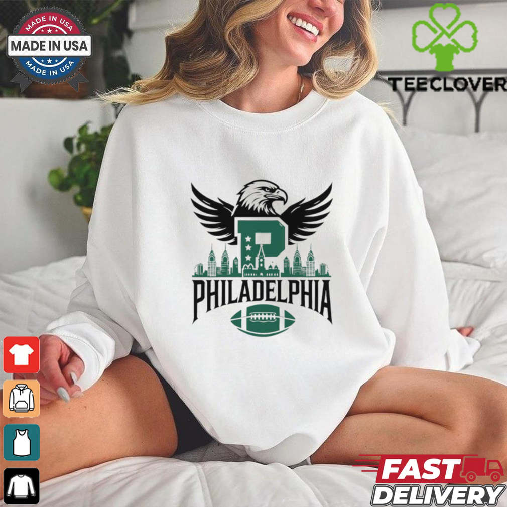 Philadelphia City Football skyline mascot shirt Philadelphia City Football skyline mascot shirt