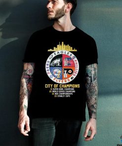 Philadelphia City Of Champions Eagles, Phillies, Flyers And 76ers T Shirt