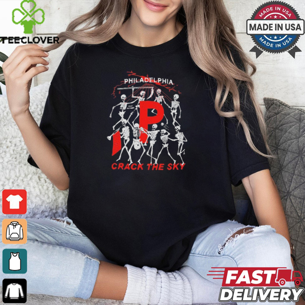 Philadelphia Crack The Sky Red October Skeleton t shirt Philadelphia Crack The Sky Red October Skeleton t shirt