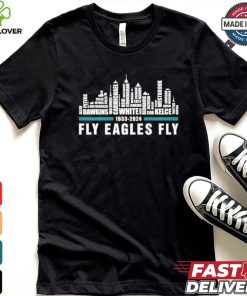 Philadelphia Eagles 1933 – 2024 Dawkins White Kelce City Shirt