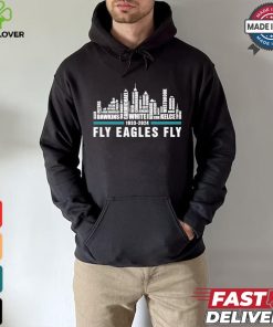 Philadelphia Eagles 1933 – 2024 Dawkins White Kelce City Shirt