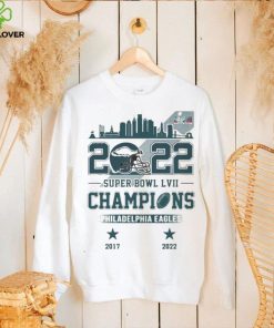 Philadelphia Eagles 2022 2023 Super Bowl LVII Champions Skyline Shirt