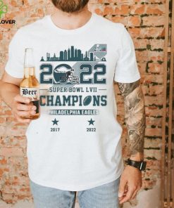 Philadelphia Eagles 2022 2023 Super Bowl LVII Champions Skyline Shirt