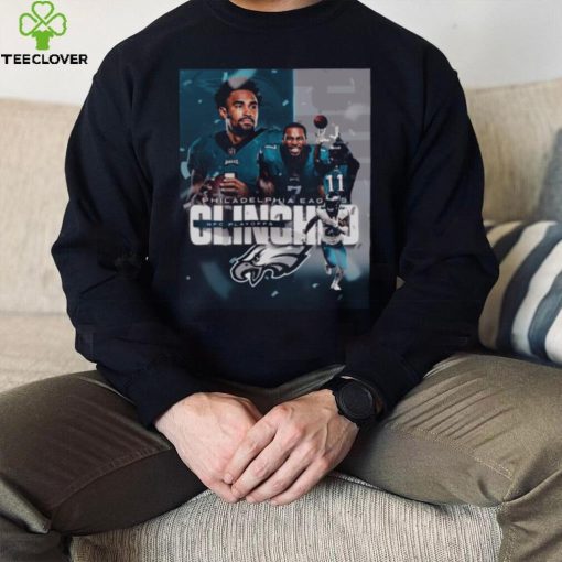 Philadelphia Eagles 2022 Clinched playoffs team hoodie, sweater, longsleeve, shirt v-neck, t-shirt