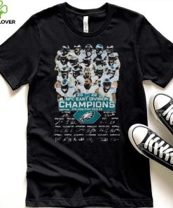 Philadelphia Eagles 2022 NFC East Division Champions Signatures Shirt