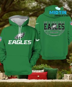 Philadelphia Eagles 2023 All Green Hoodie