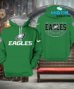 Philadelphia Eagles 2023 All Green Hoodie