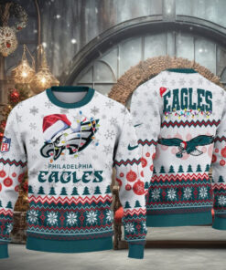 Philadelphia Eagles 2024 Fly Eagles Fly New Christmas Ugly Sweater