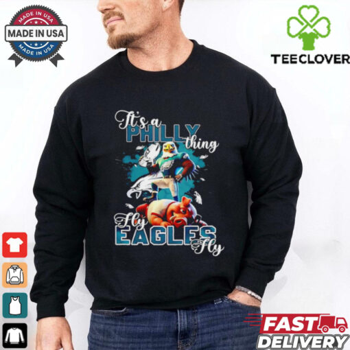 Philadelphia Eagles 2024 NFC Championship It’s A Philly Thing Fly Eagles Fly mascot shirt