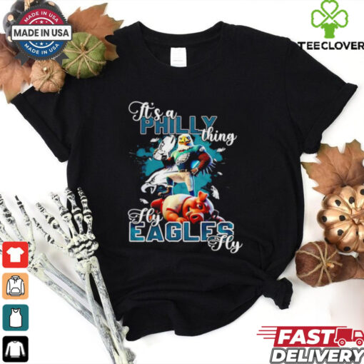 Philadelphia Eagles 2024 NFC Championship It’s A Philly Thing Fly Eagles Fly mascot shirt