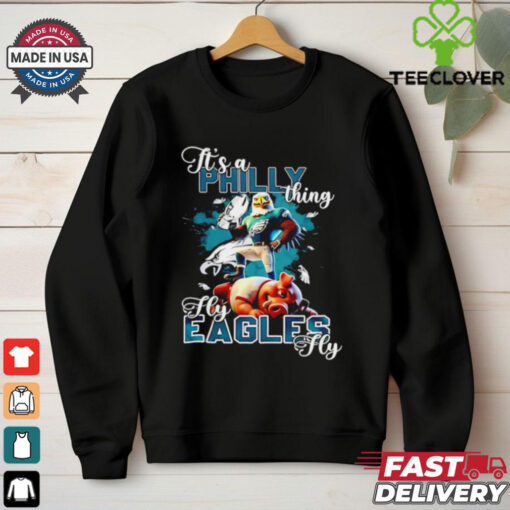 Philadelphia Eagles 2024 NFC Championship It’s A Philly Thing Fly Eagles Fly mascot shirt