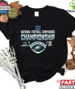 Philadelphia Eagles 2024 NFC Championship Round Logo Shirt