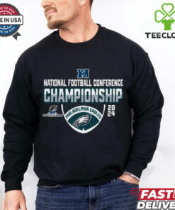 Philadelphia Eagles 2024 NFC Championship Round Logo Shirt