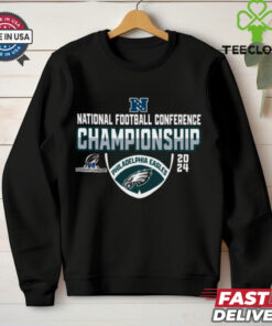 Philadelphia Eagles 2024 NFC Championship Round Logo Shirt