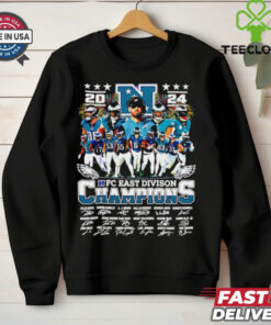 Philadelphia Eagles 2024 NFC East Divison Champions all team signature shirt