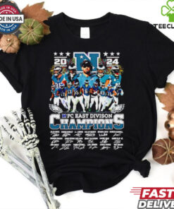Philadelphia Eagles 2024 NFC East Divison Champions all team signature shirt