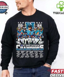Philadelphia Eagles 2024 NFC East Divison Champions all team signature shirt