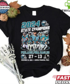 Philadelphia Eagles 2024 State Pennsylvania Champions Beat Steelers T Shirt