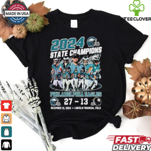 Philadelphia Eagles 2024 State Pennsylvania Champions Beat Steelers T Shirt