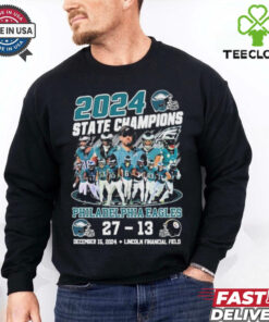 Philadelphia Eagles 2024 State Pennsylvania Champions Beat Steelers T Shirt