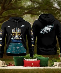 Philadelphia Eagles 2025 Happy Hanukkah Festival of Lights For Fans Hoodie