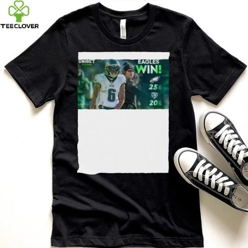 Philadelphia Eagles 25 20 Chicago Bears Nfl 2022 Matchup Final Score Shirt