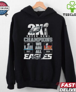 Philadelphia Eagles 2x Super Bowl Champions T Shirt