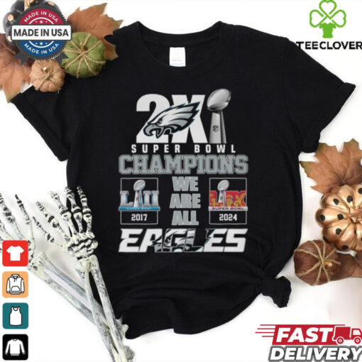 Philadelphia Eagles 2x Super Bowl Champions T Shirt