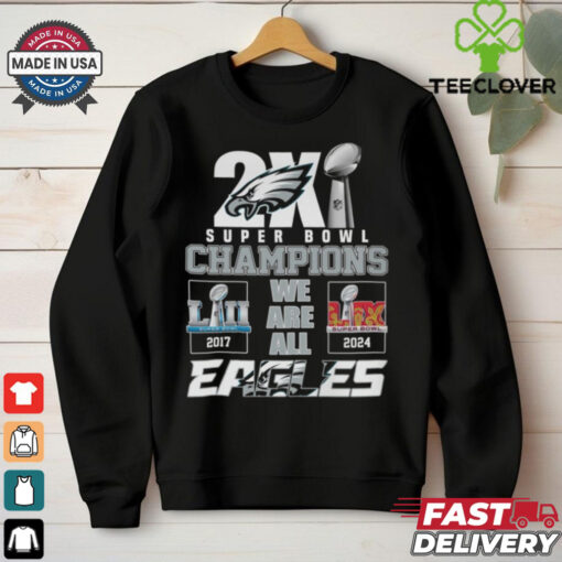 Philadelphia Eagles 2x Super Bowl Champions T Shirt