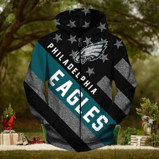 Philadelphia Eagles 3D Printed Hoodie Ver 6