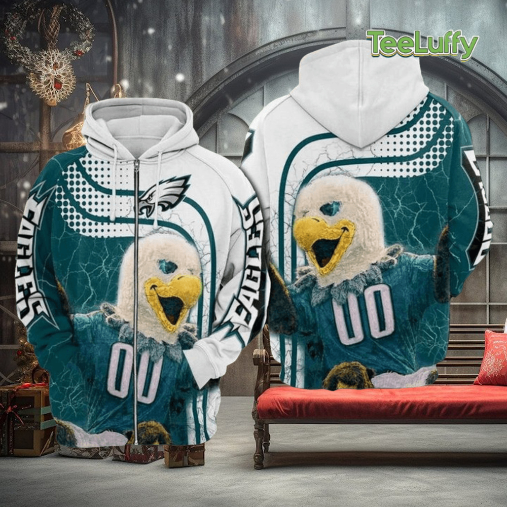 Philadelphia Eagles 3D Printed Hoodie Ver 86 Philadelphia Eagles 3D Printed Hoodie Ver 86