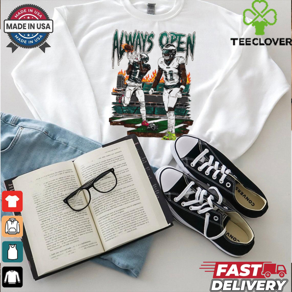 Philadelphia Eagles AJ Brown stadium graphic shirt Philadelphia Eagles AJ Brown stadium graphic shirt