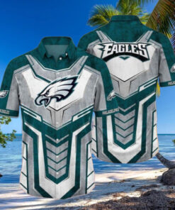 Philadelphia Eagles Armor Shield Hawaiian Shirt